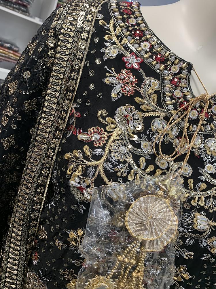 Lavish Black Sharara Suit Salwar Kameez
